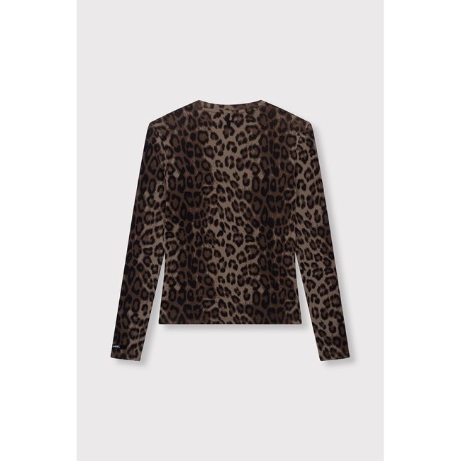 Alix The Label ALIX THE LABEL - LADIES KNITTED ANIMAL RIB TOP - ANIMAL
