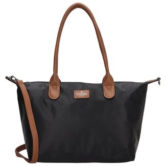 CHARM LONDON CHARM LONDON - BUCKINGHAM - SCHOOLTAS / SHOPPER - ZWART