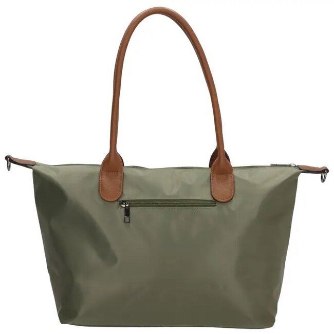 CHARM LONDON CHARM LONDON - BUCKINGHAM - SCHOOLTAS / SHOPPER - OLIJFGROEN