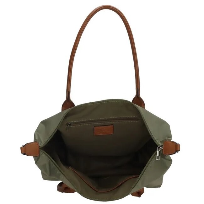 CHARM LONDON CHARM LONDON - BUCKINGHAM - SCHOOLTAS / SHOPPER - OLIJFGROEN
