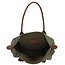 CHARM LONDON CHARM LONDON - BUCKINGHAM - SCHOOLTAS / SHOPPER - OLIJFGROEN