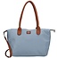 CHARM LONDON CHARM LONDON - BUCKINGHAM - SCHOOLTAS / SHOPPER - STAALBLAUW