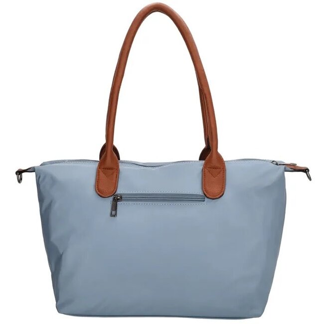 CHARM LONDON CHARM LONDON - BUCKINGHAM - SCHOOLTAS / SHOPPER - STAALBLAUW