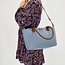CHARM LONDON CHARM LONDON - BUCKINGHAM - SCHOOLTAS / SHOPPER - STAALBLAUW