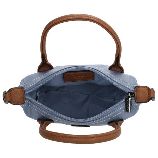 CHARM LONDON CHARM LONDON - BUCKINGHAM - MINI HANDTAS - IJSBLAUW