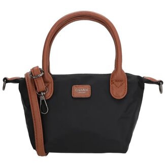 CHARM LONDON CHARM LONDON - BUCKINGHAM - MINI HANDTAS - ZWART
