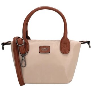 CHARM LONDON CHARM LONDON - BUCKINGHAM - MINI HANDTAS - ZAND