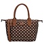 CHARM LONDON CHARM LONDON - BUCKINGHAM - HANDTAS - DONKERBRUIN DOTS
