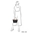 CHARM LONDON CHARM LONDON - BUCKINGHAM - HANDTAS - ZWART