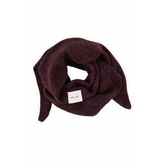 Zusss ZUSSS - TRIANGLE SCARF - BURGUNDY
