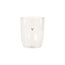Zusss ZUSSS -DRINKING GLASS HEART - BROWN/GOLD