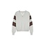 Catwalk Junkie CATWALK JUNKIE - SPORTY VNECK SWEATER - LIGHT GREY MELANGE