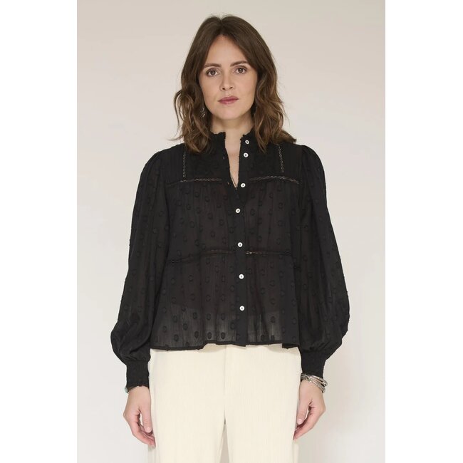 MKT MKT STUDIO - CANOLA - BLOUSE & CHEMISE - BLACK