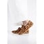 DWRS DWRS LABEL - LATTY - DEER HAIR ON - COGNAC/OFF WHITE