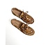 DWRS DWRS LABEL - LATTY - DEER HAIR ON - COGNAC/OFF WHITE