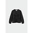Indi&Cold INDI & COLD - BALLOON SLEEVE - HERRINGBONE SHIRT - BLACK