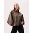 Catwalk Junkie CATWALK JUNKIE - CHECK CAPE JACKET - CARAMEL