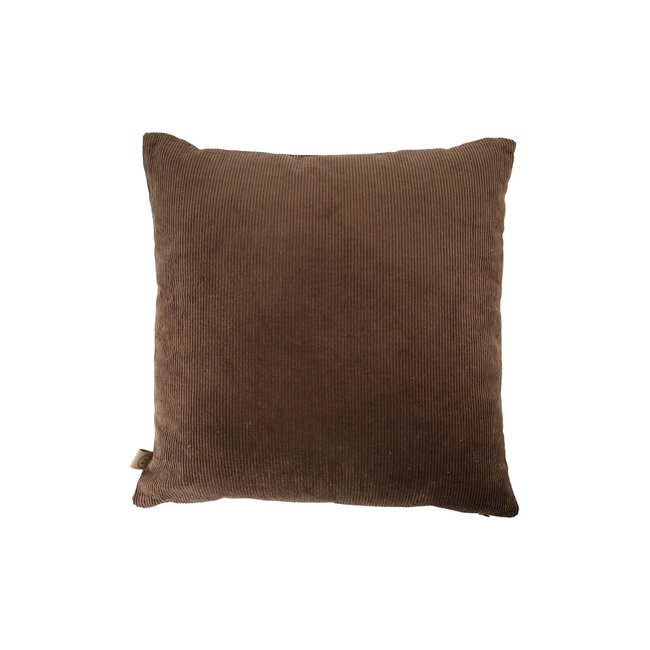 Zusss ZUSSS - KUSSEN HAPPY HOME - 45 X 45 - DONKERBRUIN