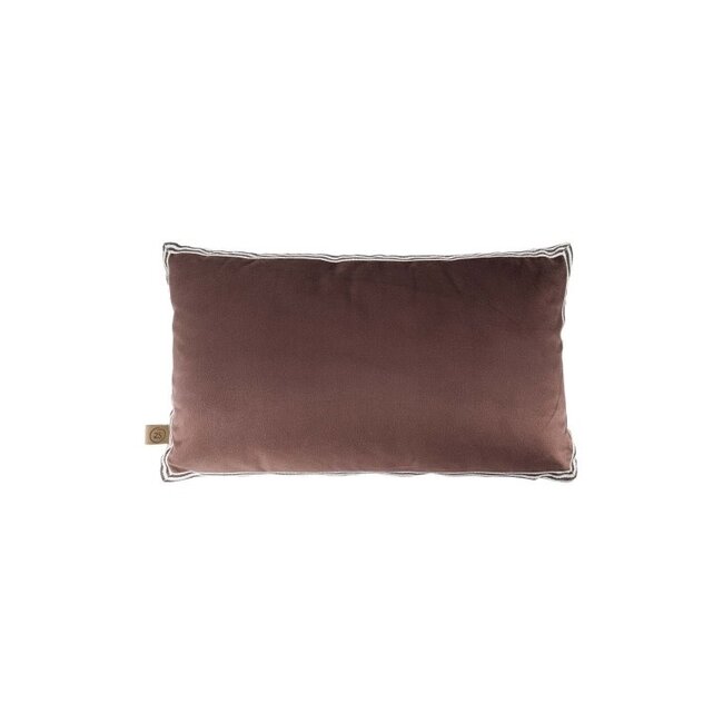 Zusss ZUSSS - KUSSEN VELVET HARTJE - 30 X 50 - DONKERBRUIN