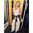 Catwalk Junkie CATWALK JUNKIE - BOLD BARREL FIT CORDUROY TROUSERS - MOONBEAM