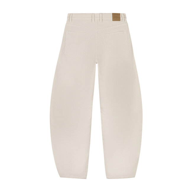Catwalk Junkie CATWALK JUNKIE - BOLD BARREL FIT CORDUROY TROUSERS - MOONBEAM