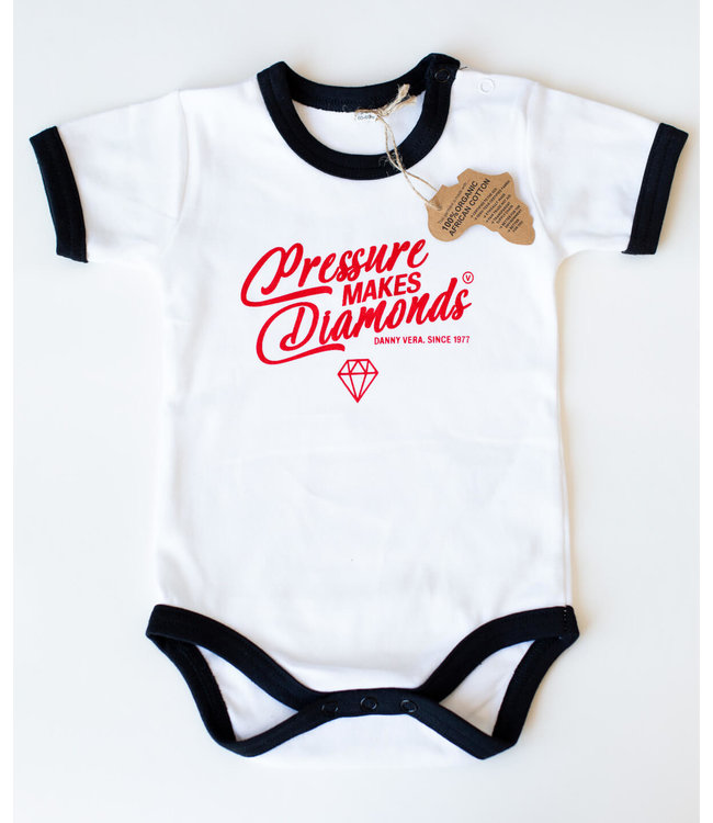 Danny Vera - Rompertje "Pressure Makes Diamonds" (Wit/Zwart/Rood)