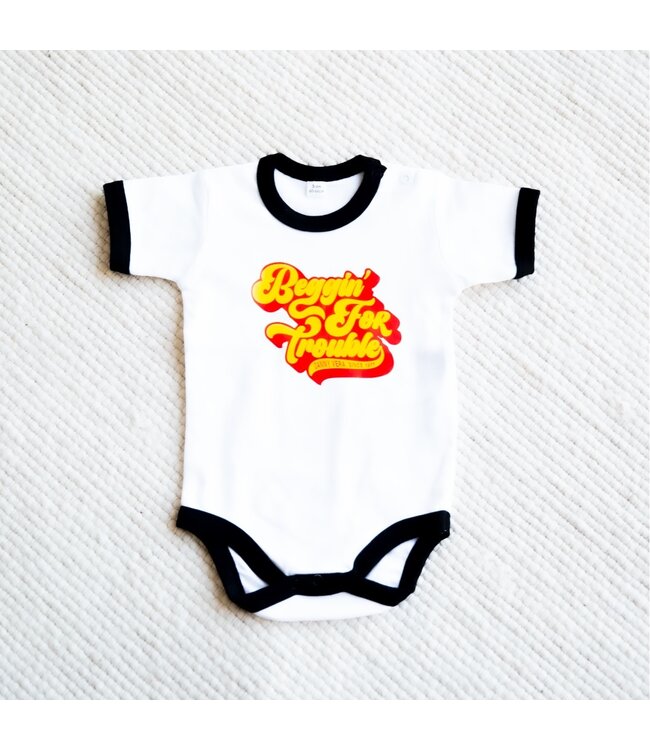 Danny Vera - Rompertje "Beggin' For Trouble" (Wit/Zwart)