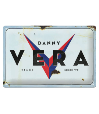 PMD Accessoires Tin Sign 'Danny Vera' 20 x 30cm Reliëf