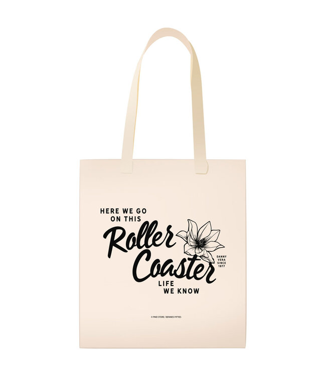 Danny Vera - Tote Bag Platentas 'Roller Coaster'