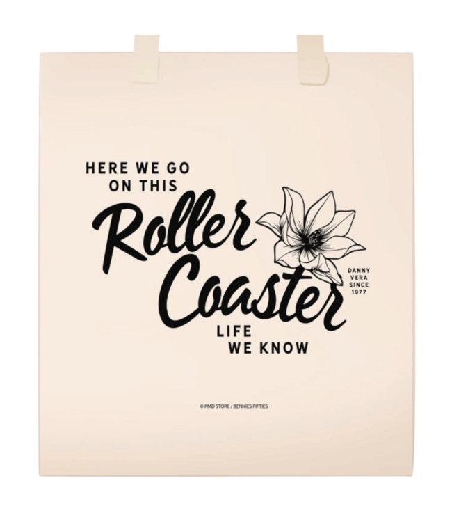 Danny Vera - Tote Bag Platentas 'Roller Coaster'