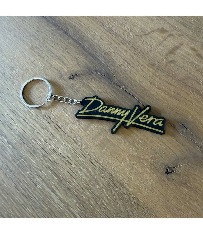 Danny Vera - Tour Logo Keychain Gold