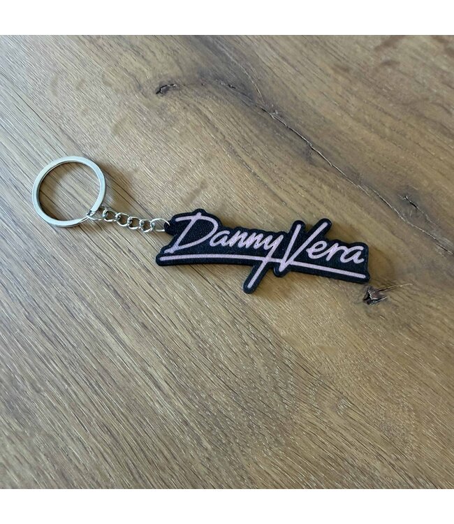 Danny Vera - Tour Logo Keychain Pink