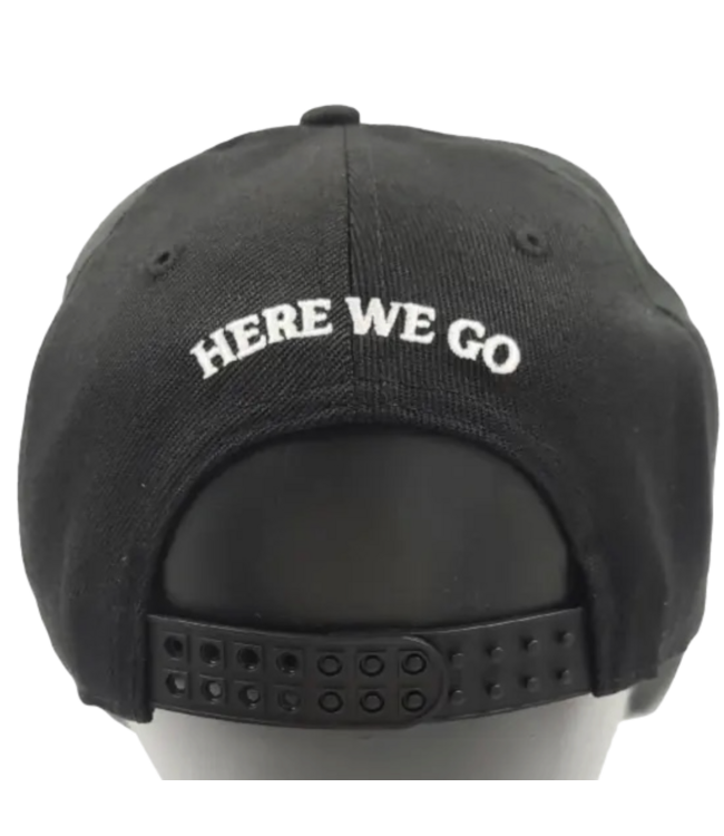 Danny Vera - Baseball Cap 'Here we go' (Zwart)