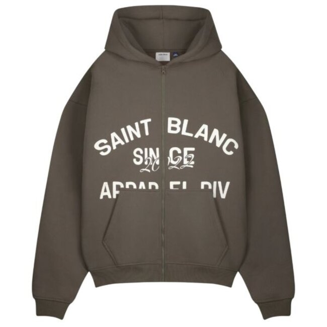 Saint Blanc Apparel Zip Hoodie Major Brown