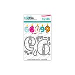 CarlijnDesign Kaarsjes cijfers 6+9 snijmallen CDSN-0143