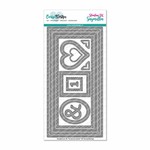 CarlijnDesign DL Slimline kaart snijmallen CDSN-0057