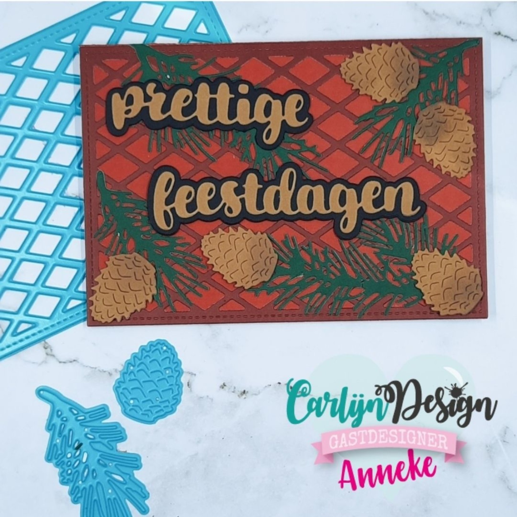 CarlijnDesign Snijmallen prettige feestdagen