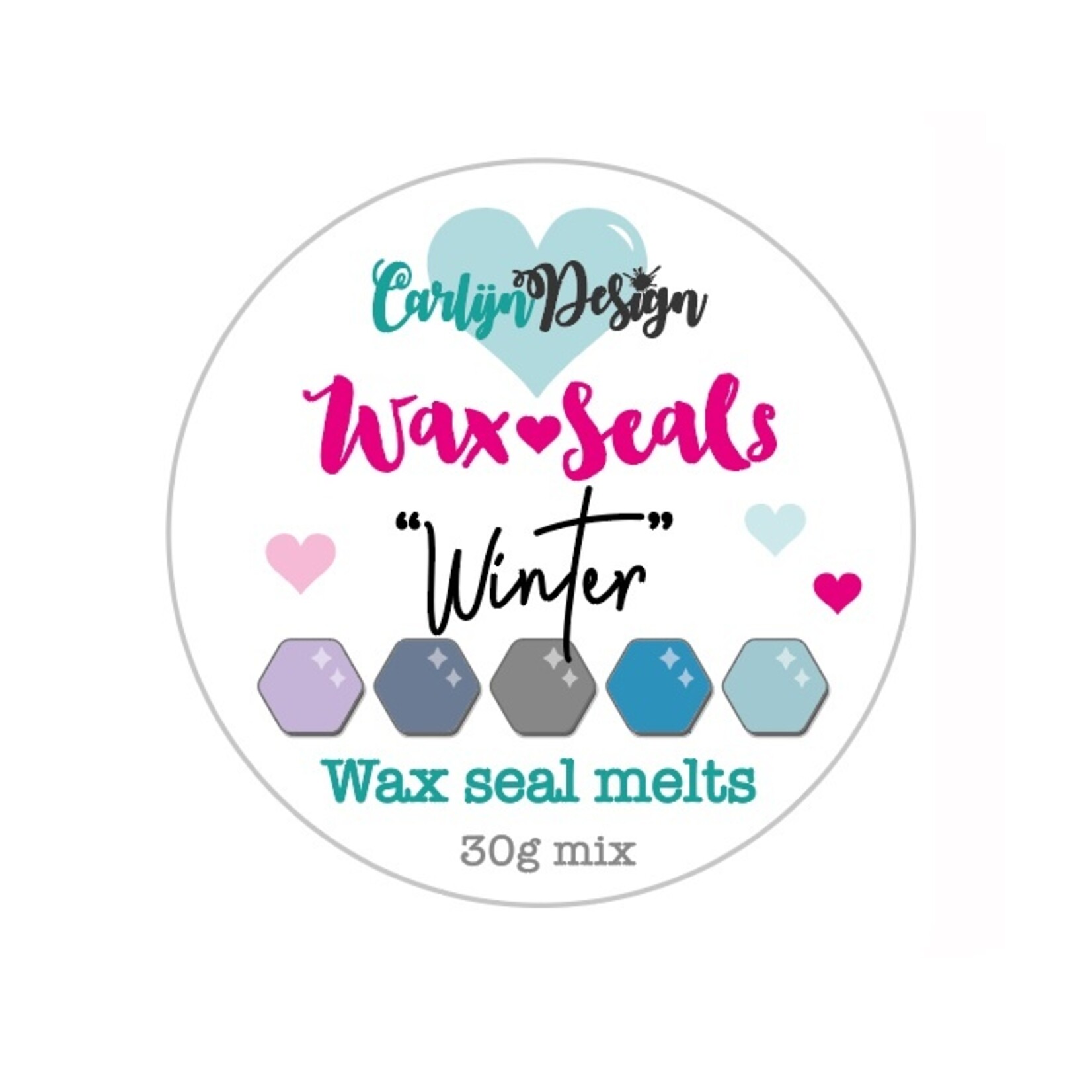 CarlijnDesign Waxzegel melts Winter