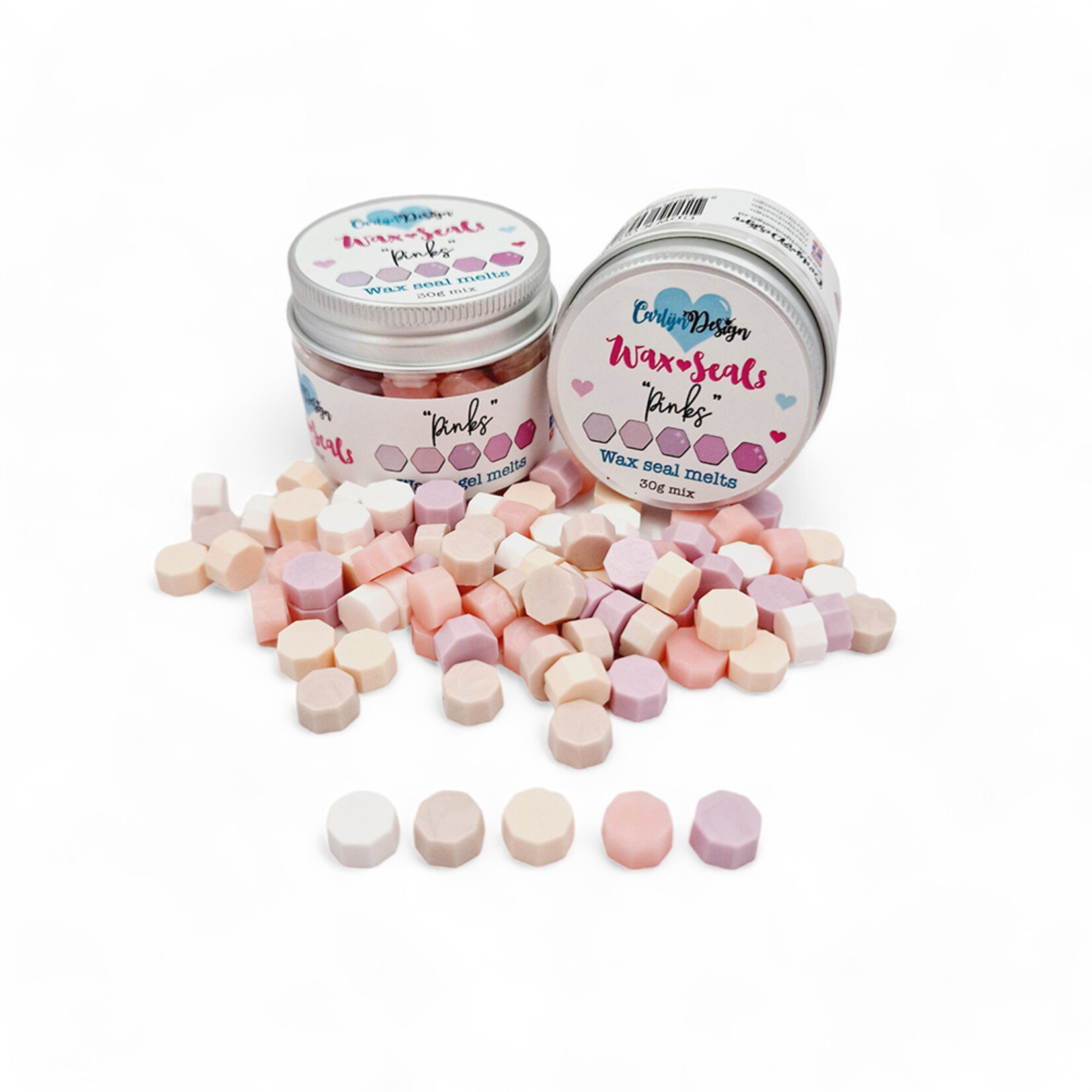 CarlijnDesign Waxzegel melts Pinks