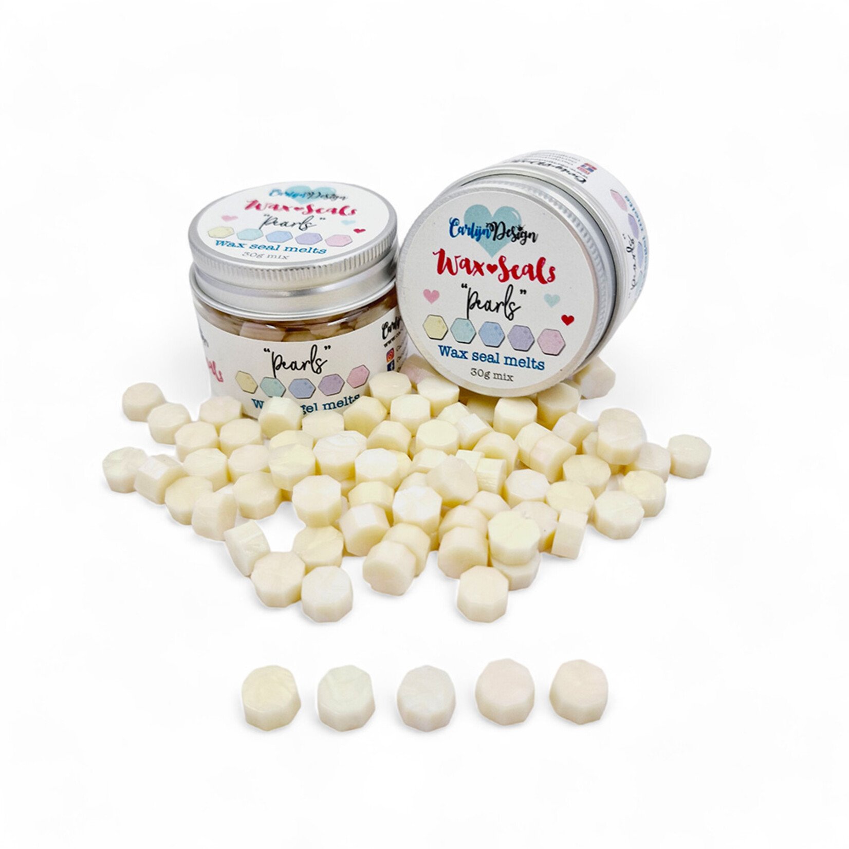 CarlijnDesign Waxzegel melts Pearls