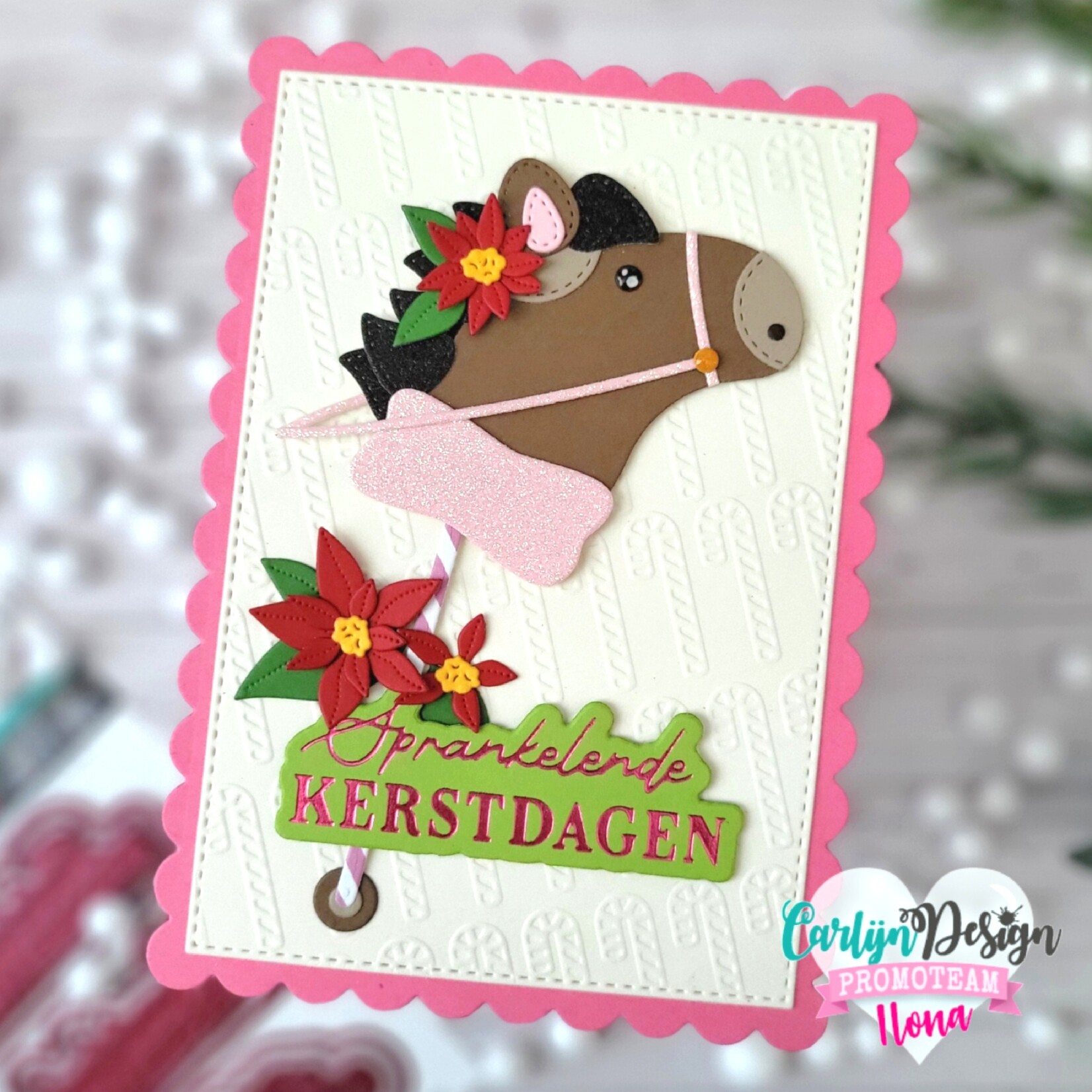 CarlijnDesign Hot foil Twinkel kerstwensen