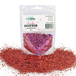 CarlijnDesign Chunky glitter Colorshift Rainbow Red CDGL-0039