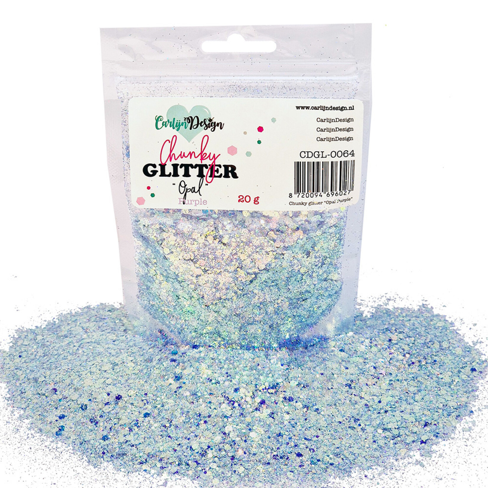 CarlijnDesign Chunky glitter Opal Purple