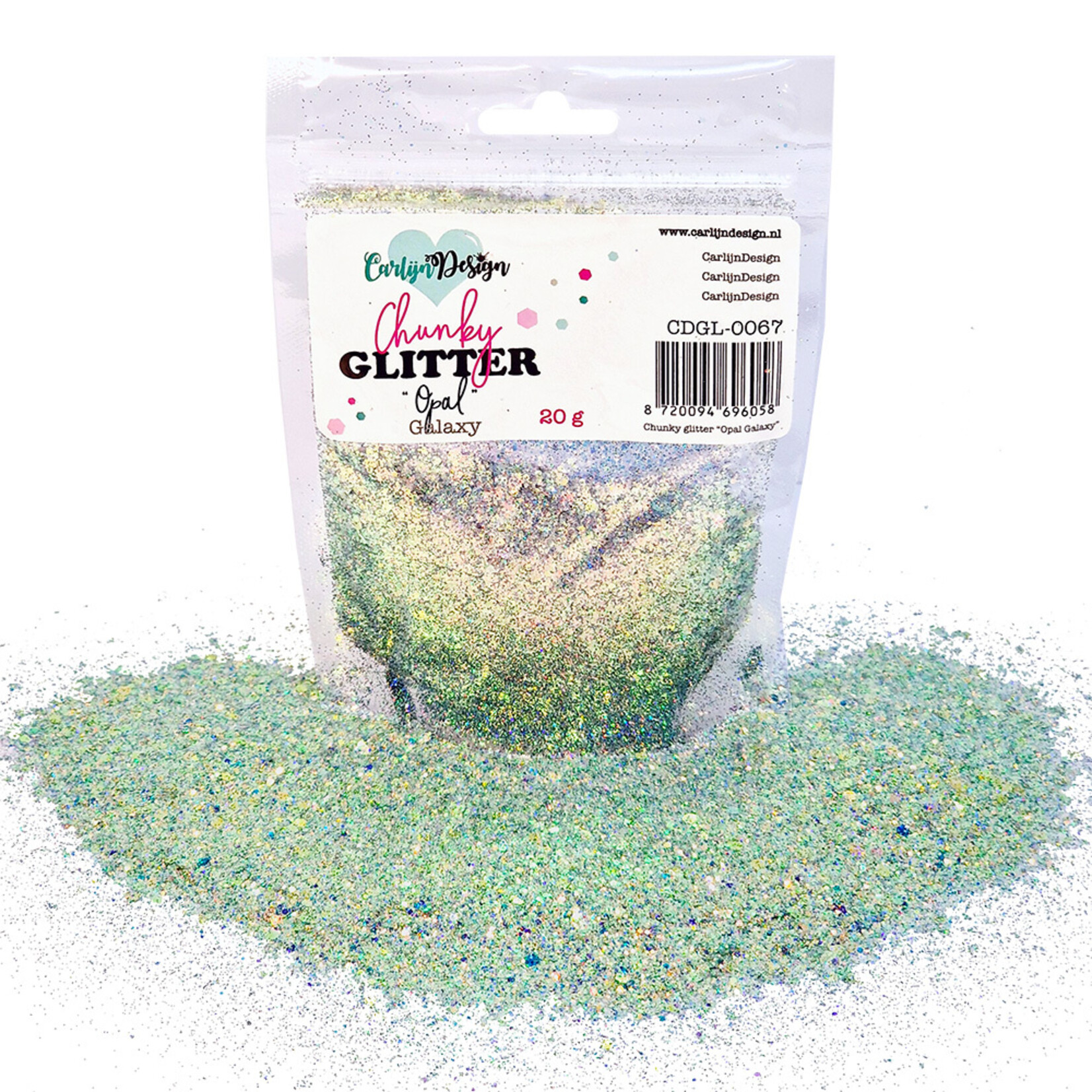 CarlijnDesign Chunky glitter Opal Galaxy