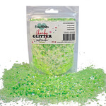 CarlijnDesign Chunky glitter Pastel Rainbow Green CDGL-0073