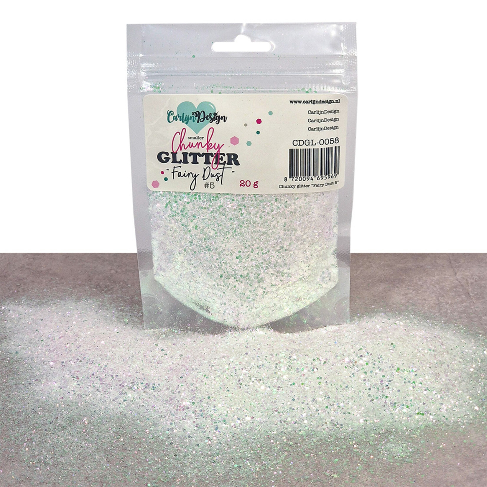 CarlijnDesign Chunky glitter COMBO PACK 9 Fairy Dust 6x