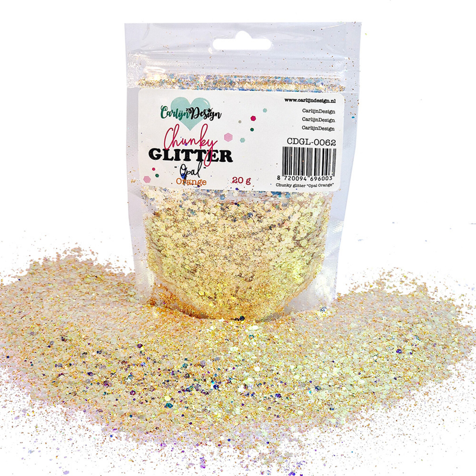 CarlijnDesign Chunky glitter COMBO PACK 10 Opals 10x