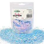 CarlijnDesign Chunky glitter Neon Light blue CDGL-0089