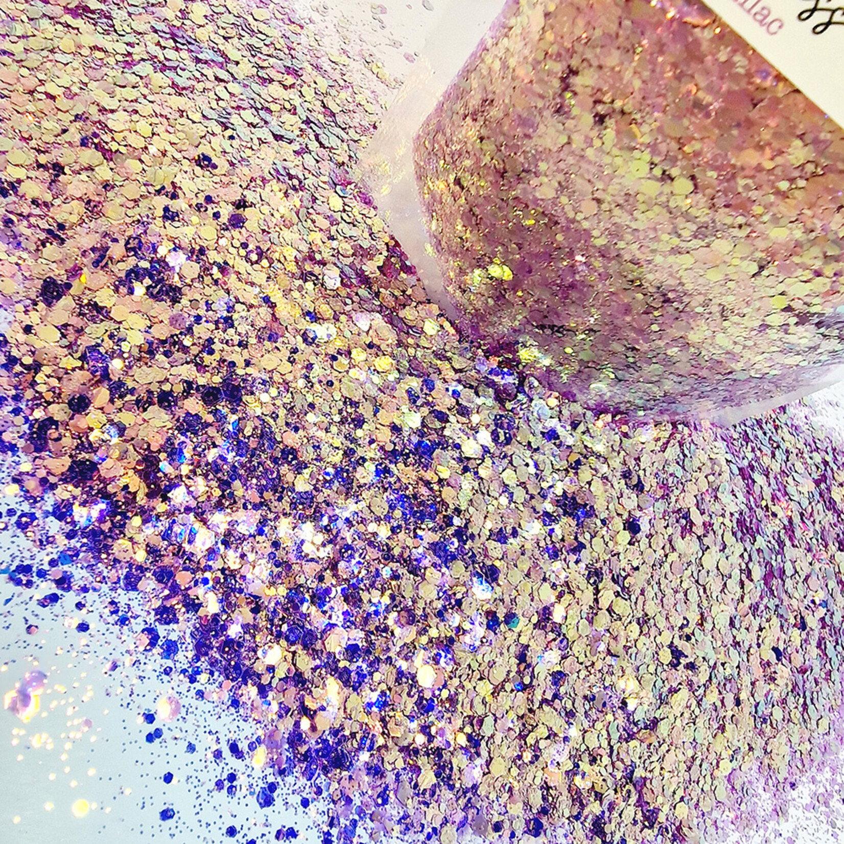 CarlijnDesign Chunky glitter Princess Lilac