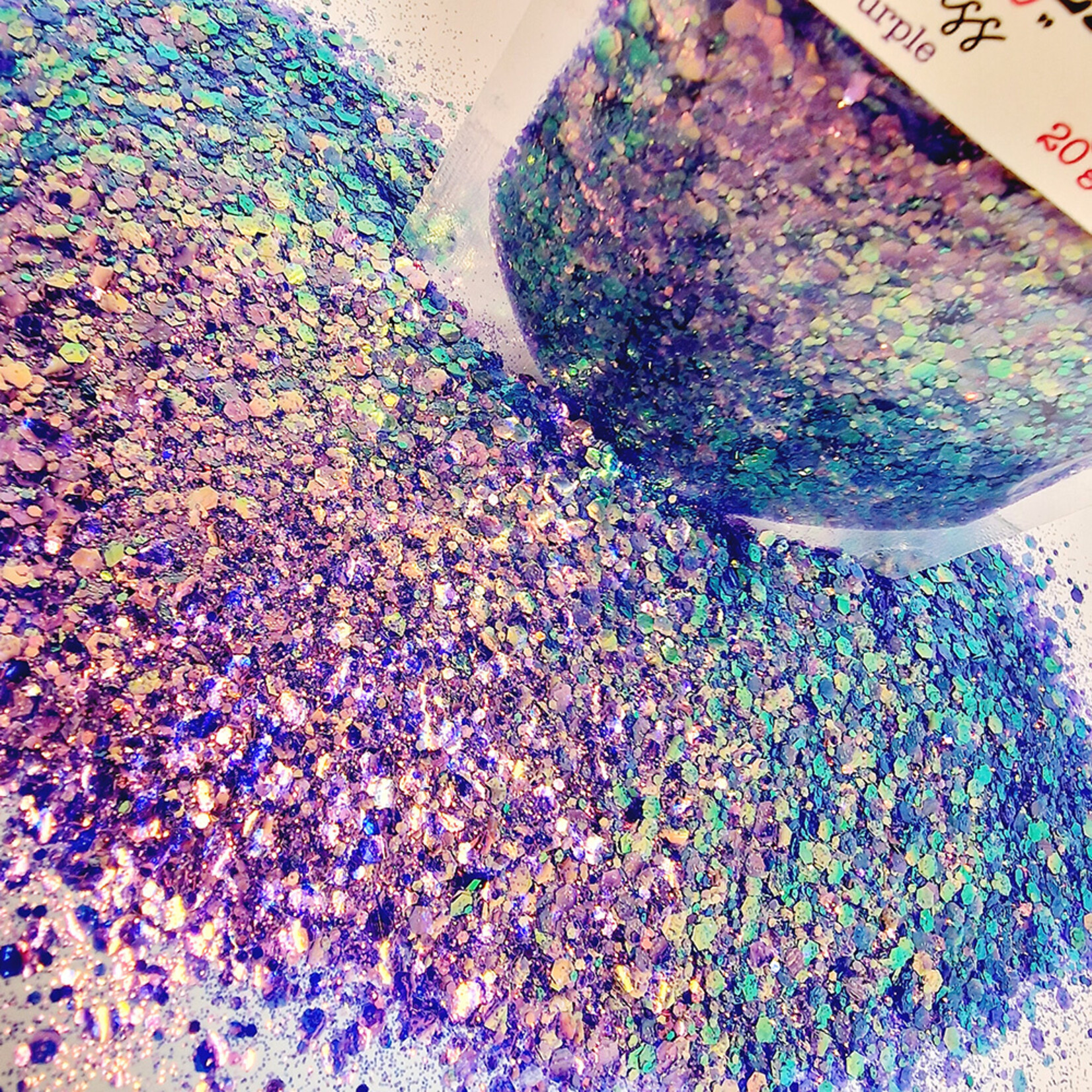 CarlijnDesign Chunky glitter Princess Purple